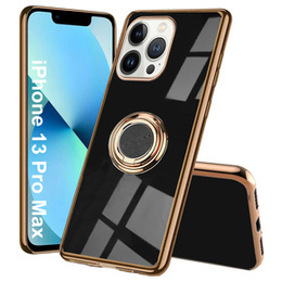 Pouzdro pro iPhone 13 Pro Max, Electro Ring, černé