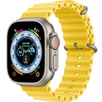 Pasek Silikonowy Ocean do Apple Watch 1/2/3/4/5/6/7/8/SE/ULTRA 42/44/45/49MM, Żółty