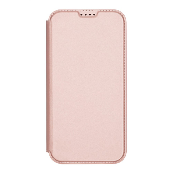 Dux Ducis pouzdro pro iPhone 17, Skin Pro, s klopou, s přihrádkou na kartu, růžové