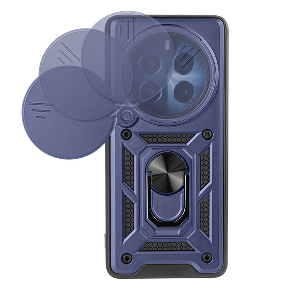 Pouzdro pro Realme 12 Pro 5G / 12 Pro+ 5G, CamShield Slide, modré