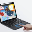 Pouzdro + klávesnice iPad Pro 12.9 2021 / 2020, Dux Ducis Magnetic Keyboard, černé