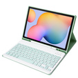 Pouzdro + klávesnice Samsung Galaxy Tab S6 Lite 10.4, Pen Slot, zelené
