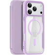 Dux Ducis pouzdro pro iPhone 17 Pro, Skin X Pro, s klopou, pro MagSafe, fialové