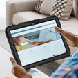 Obrněné pouzdro pro Samsung Galaxy Tab S10 Lite / S10 FE / S9 FE, ochranné 360 se slotem na stylus, černé