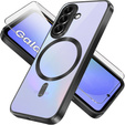 Pouzdro pro Samsung Galaxy A36, Electro MagSafe, černé + sklo na displej