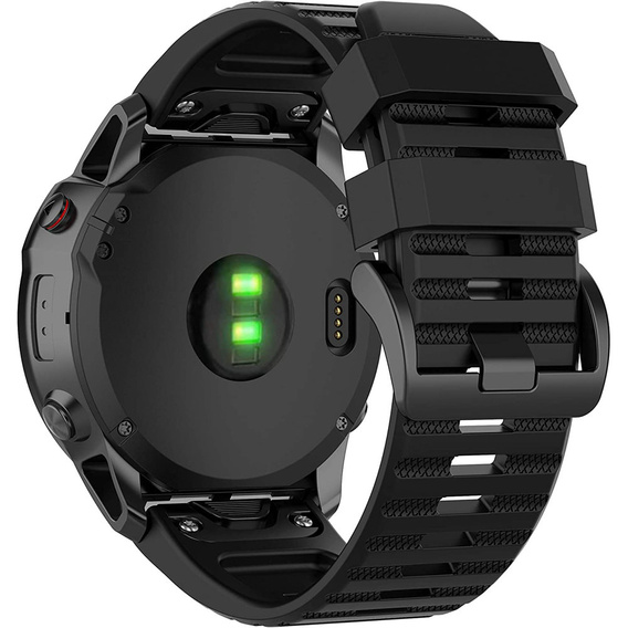 Silikonový řemínek QuickFit pro Garmin Fenix 26mm, černý