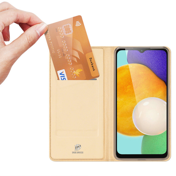 Pouzdro Dux Ducis pro Samsung Galaxy A14 4G/5G, Skinpro, zlaté