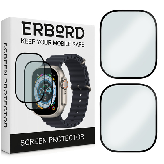 2x hybridní sklo ERBORD pro Apple Watch Ultra/Ultra 2 49MM