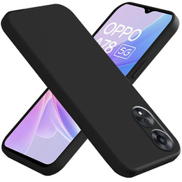 Pouzdro pro Oppo A78 5G, Silicone Lite, černé