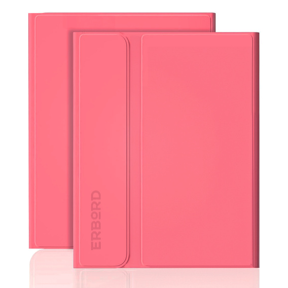 Pouzdro + klávesnice iPad 10.9 2022 10 Gen, Pen Slot, růžové rose gold