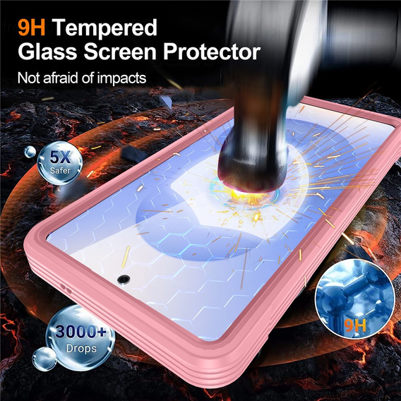 Pouzdro Shockproof se sklem, pro MagSafe pro Samsung Galaxy S26 Ultra