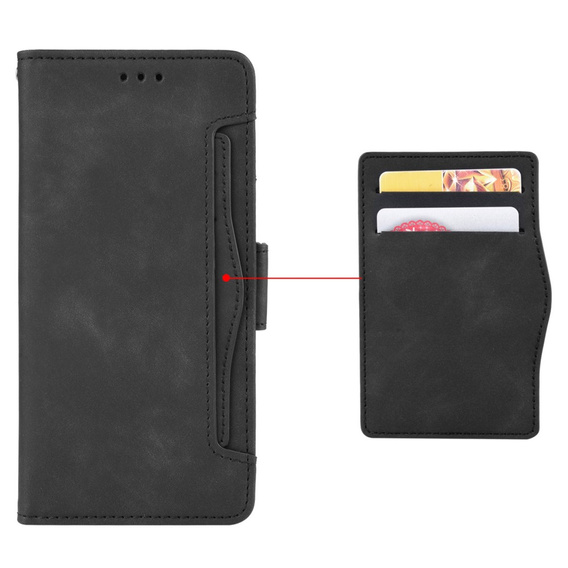 Klopové pouzdro pro Realme 14X / Realme C75, Card Slot, černé
