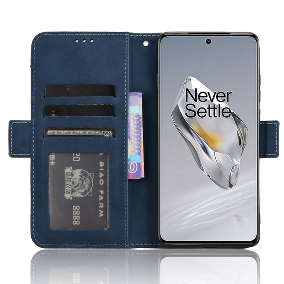 Klopové pouzdro pro OnePlus 12 5G, Card Slot, modré