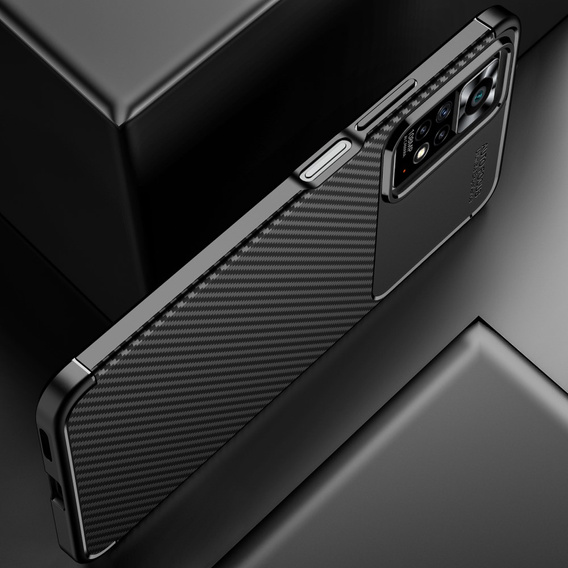 Pouzdro pro Xiaomi Redmi Note 11 Pro 4G / 5G, Carbon Gel, černé