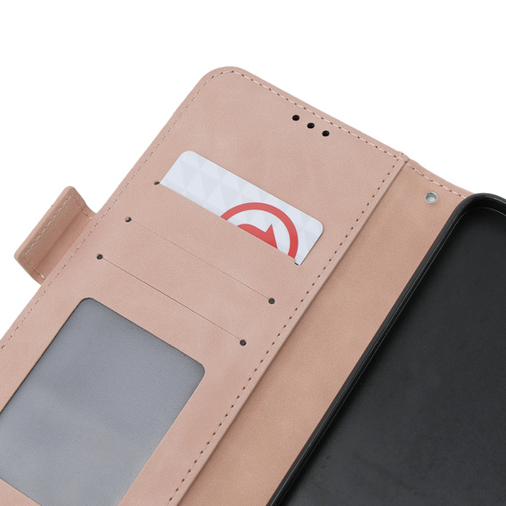 Klopové pouzdro pro Oppo A79 5G, Card Slot, růžové