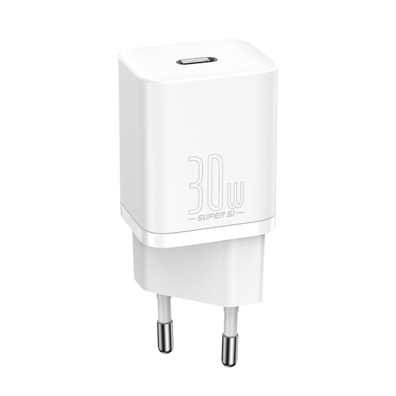 Baseus Super Si PD 30 W síťová nabíječka, 1× USB-C pro smartphony
