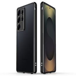 Pouzdro LUPHIE pro Samsung Galaxy S25 Ultra, Armor Bumper, černé