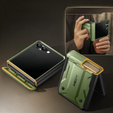 Pouzdro Tongate MECH s MagSafe pro Samsung Galaxy Z Flip7 FE / Z Flip6, zelené