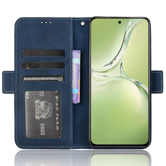 Klopové pouzdro pro OnePlus Nord CE4 Lite, Card Slot, námořnicky modré