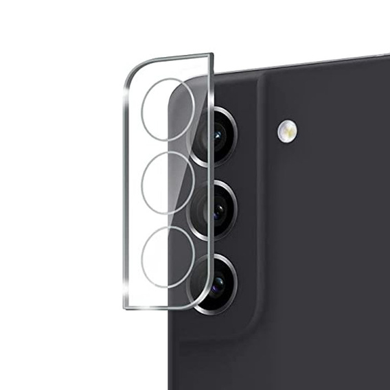 Tvrzené sklo na fotoaparát pro Samsung Galaxy S21 FE, modré