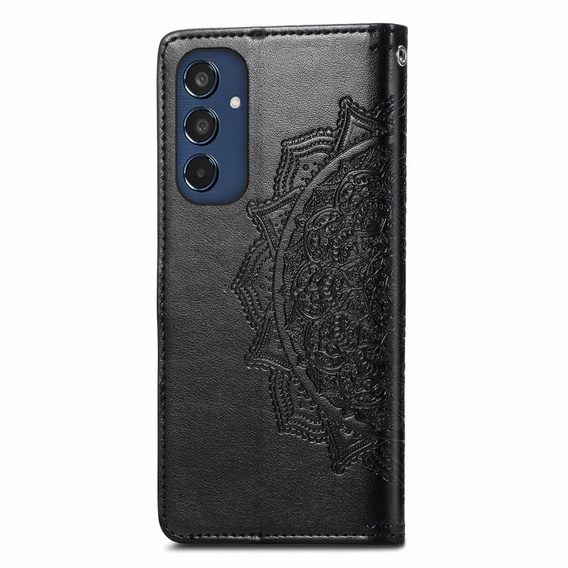 Klopové pouzdro pro Samsung Galaxy M35, Mandala, černé