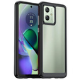 Pouzdro pro Motorola Moto G54 5G, Fusion Hybrid, transparentní / černé