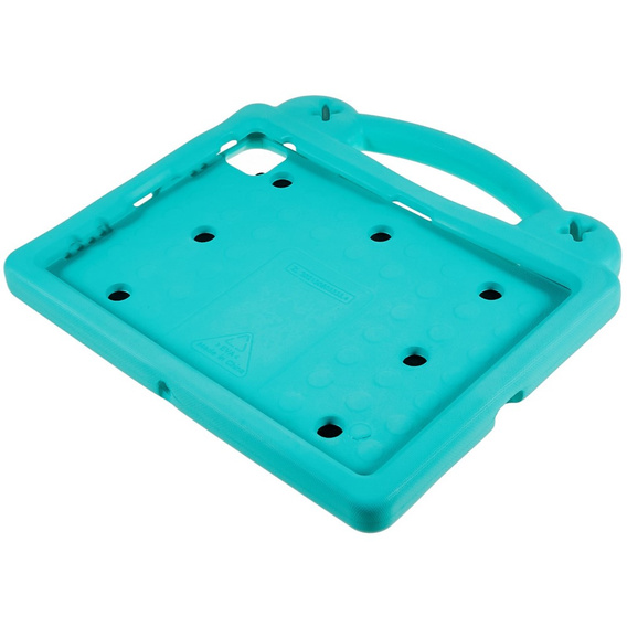 Dětské pouzdro pro Apple iPad Air 11" 6 gen. 2024, Cute Patterns, se stojánkem, zelené