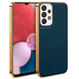Pouzdro pro Samsung Galaxy A13 4G, Cowhide Leather, zelené