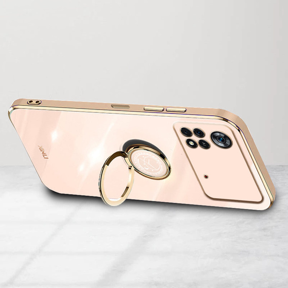 Pouzdro pro Xiaomi Redmi Note 12 Pro 4G, Electro Ring, růžové