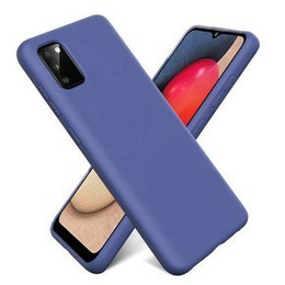 Pouzdro pro Samsung Galaxy A02s, Silicone Lite, námořnicky modré