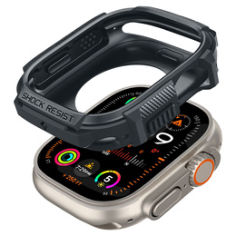 Pouzdro Spigen Rugged Armor Dark Gray pro Apple Watch Ultra 1 / 2 (49 mm)