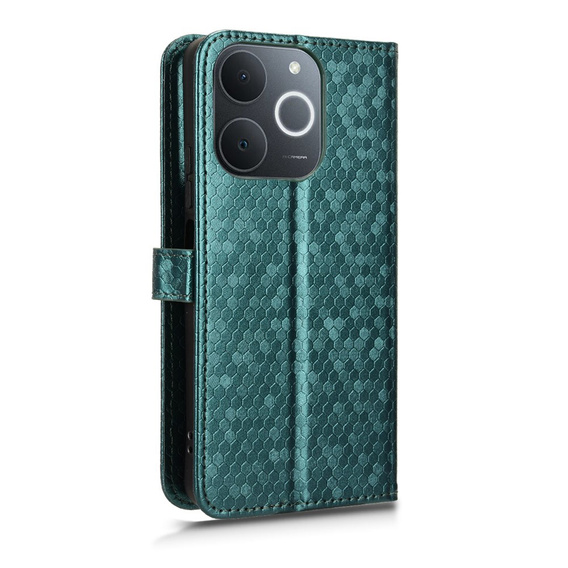 Flipové pouzdro pro Realme Note 70T 4G, Wallet Rhombus, zelené