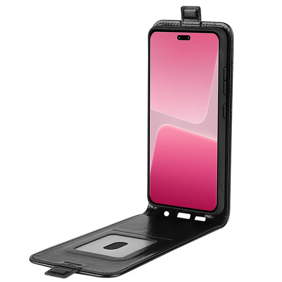 Klopové pouzdro pro Xiaomi 13 Lite, Flip, černé