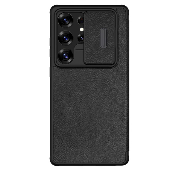 Flipové pouzdro NILLKIN pro Samsung Galaxy S25 Ultra, CamShield Qin Pro, kůže, černé