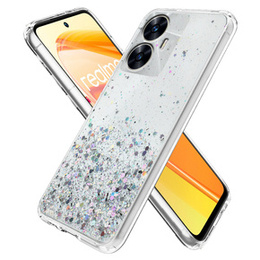 Pouzdro pro Realme C55, Glittery, průhledné