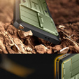 Pouzdro pro Samsung Galaxy S24 Ultra, Tongate MECH Series Clip, zelené