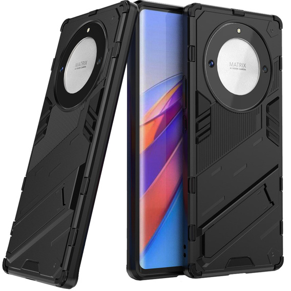 Pouzdro pro Honor Magic 5 Lite, Military kickstand, černé