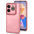 Pouzdro pro Infinix Hot 40i, Glittery Powder, růžové