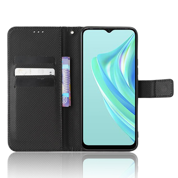 Klopové pouzdro pro Infinix Hot 20i, Wallet Smart Magnet Case, černé