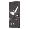 Klopové pouzdro pro Xiaomi Redmi 13C / Poco C65, Wallet, Don't Touch My Phone, modré