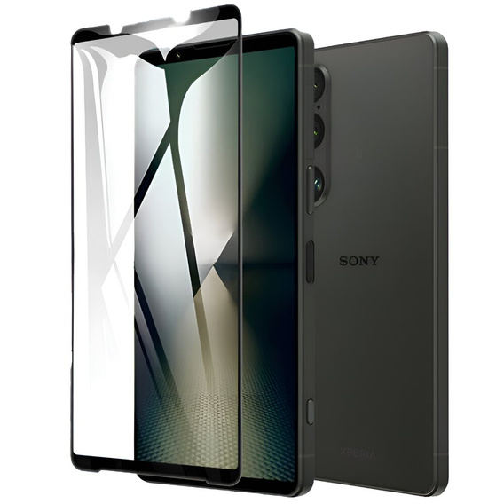 3D tvrzené sklo pro Sony Xperia 1 VI, černý rámeček