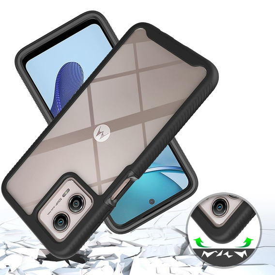 Pouzdro pro Motorola Moto G53 5G, Shockproof, s fólií, černé