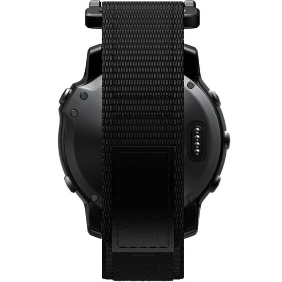 Pasek nylonowy do Garmin Fenix 7/Fenix 6 Pro/Forerunner 935/945/955 22mm, Black