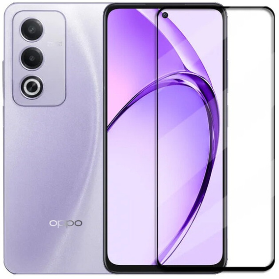 3D tvrzené sklo pro Oppo A80, černý rámeček