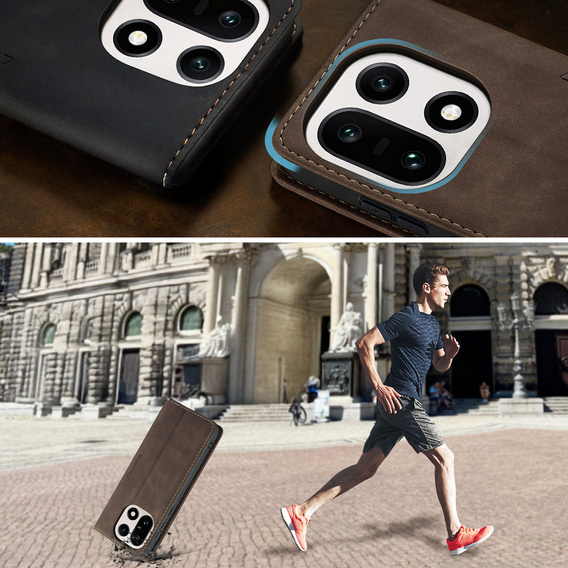 CASEME pouzdro s klopou typu peněženka pro OnePlus 15