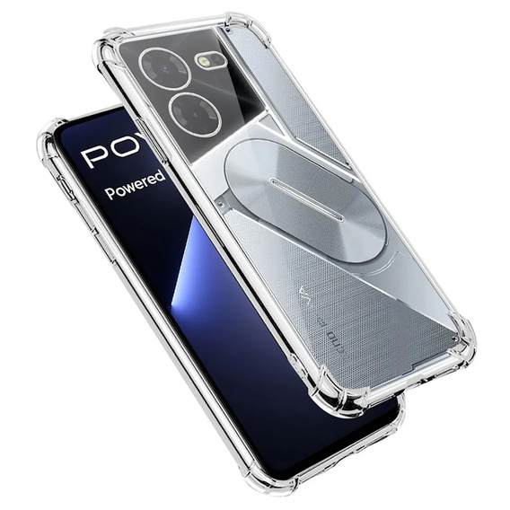 Pouzdro pro Tecno Pova 5 Pro, Dropproof, průhledné