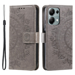 Klopové pouzdro pro Xiaomi Redmi Note 13 Pro 4G / Xiaomi Redmi Note 14S / Xiaomi Poco M6 Pro 4G, Mandala, šedé