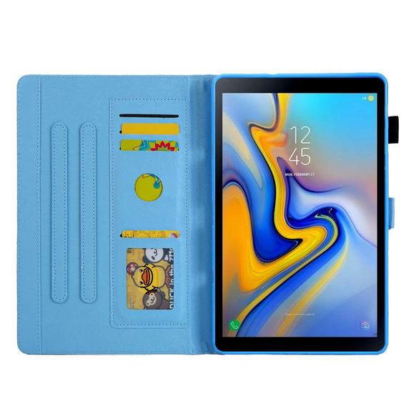 Pouzdro pro Samsung Galaxy Tab A7 Lite 8.7 T220 / T225, elephant and flowers
