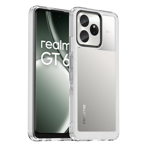 Pouzdro pro Realme GT 6 / 6T, Fusion Hybrid, průhledné