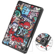 Pouzdro pro Lenovo Tab M8 Gen 4 TB-300FU, Smartcase, graffiti